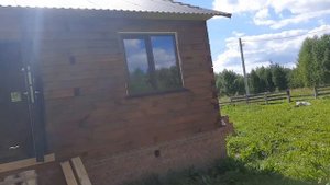 Установил окна  в дом