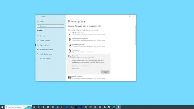 How to Set Password on Windows 10 - Full Guide