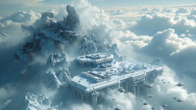CITADEL Mountain Outpost ｜ Immersive Sci-Fi Ambience for Work & Study 4K-(1080p25)
