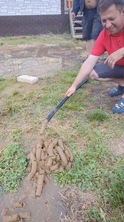 Вот и песочек пошёл, накладывай #diy #полезныесоветы #хитрости #врек