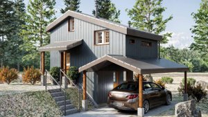 Небольшой, но потрясающий! Крошечный двухэтажный дом размером 3,5х4 м. с большим шармом