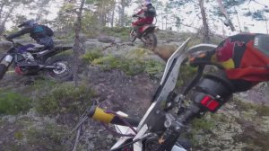 Поехали спускаться и подыматься снова.