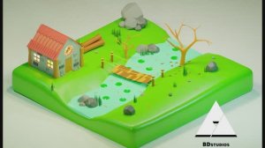 Low Poly River House in Blender 3.0 - 3D Modelling