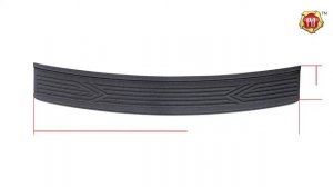 Накладка на задний бампер Skoda Rapid (russ-artel.ru)