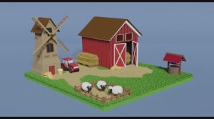 how to create a farm in blender/blender tutorial