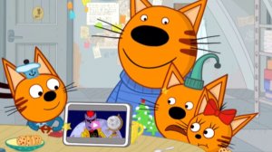 ТРИ КОТА. МИНИИГРЫ С ТРЕМЯ КОТАМИ. СОБИРАЕМ ПАЗЛЫ