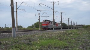 Электровоз ВЛ80С-154 с перегоняемым 2ЭС6-391 "Синара".