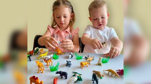 Игрушки для детей. Набор диких животных
Артикул в описании