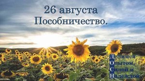 26 августа. Пособничество.