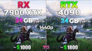 RX 7900 XTX vs RTX 4090 - Test in 10 Games | 1440p