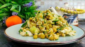 ПП салат с булгуром и пекинской капустой. Рецепт салата.