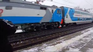 ЭП2К с поездом Москва Санкт-Петербург 2.03.2025г.