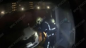 Пожар в гаражном обществе "Мечта", Калининград.