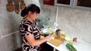 Готовлю овощное рагу 👍 Полезный кисель 🍒Хорошее настроение 😀😀😀😉👋