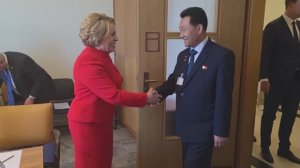 Валентина Матвиенко с Председателем Верховного народного собрания КНДР Пак Ин Чхолем, 30 июля 2025
