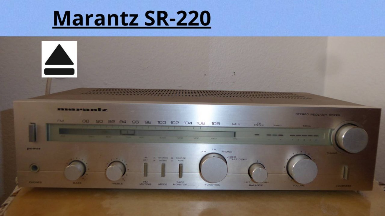 Marantz SR 220 Receiver