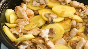 Быстрый мясной пирог