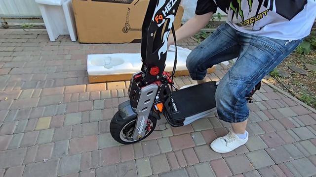 Электросамокат HEZZO F9 60V40Ah 8000W смотреть онлайн