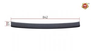 Накладка на задний бампер Toyota Camry (russ-artel.ru)