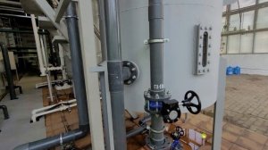 схема гидроперегрузки смолы из фильтра в емкость ЕВИ