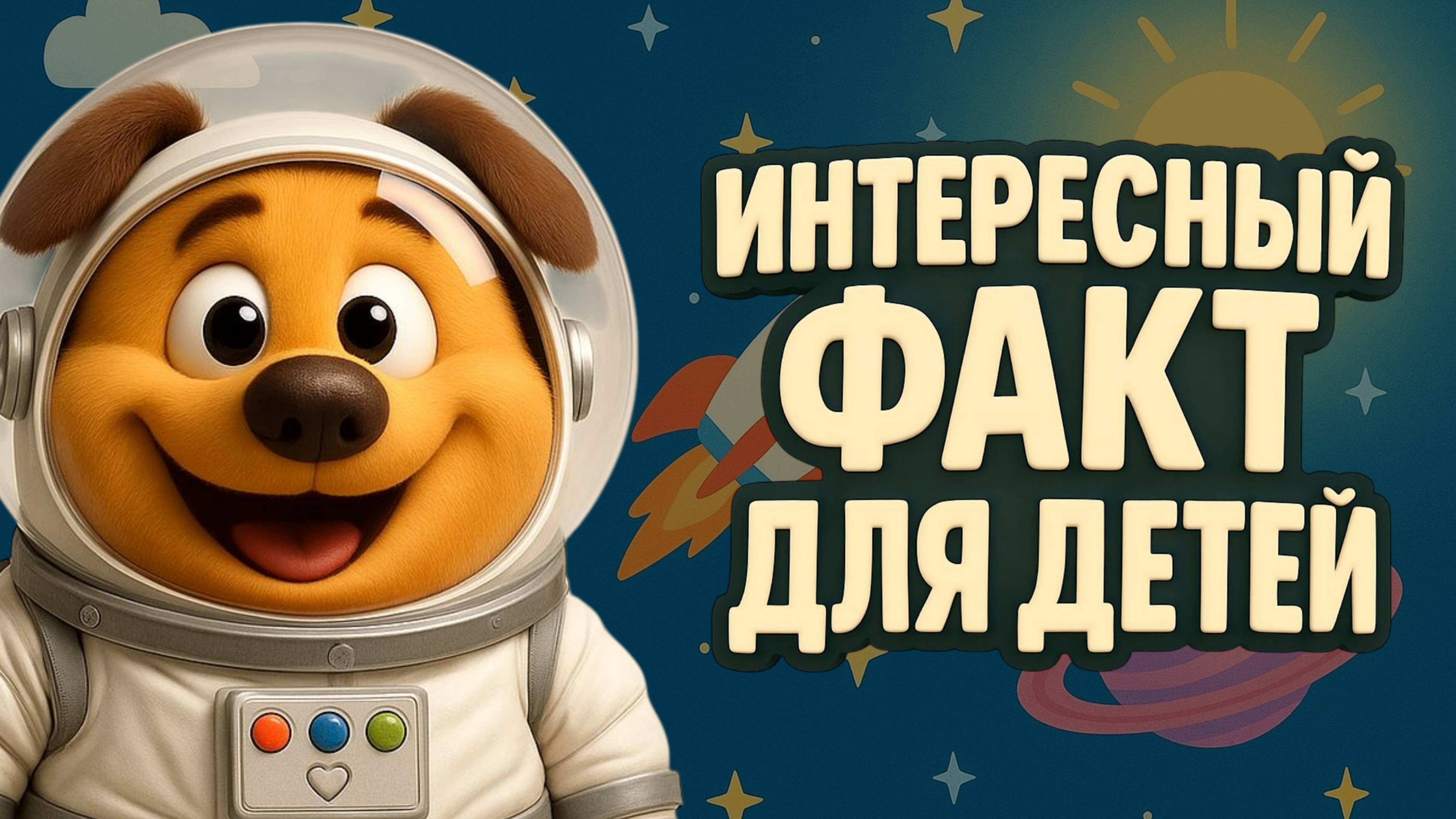 Пузопёс - Интересный факт для детей / детские факты / познаем мир