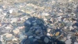 Чистое как кристалл Черное море.побережье Гагры
