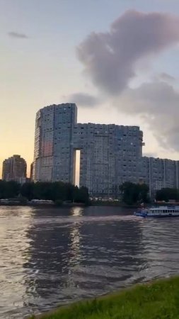 🌅Невероятно красивый закат над Москвой🌅