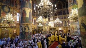Патриаршая проповедь в праздник Крещения Руси после Литургии в Успенском соборе Московского Кремля
