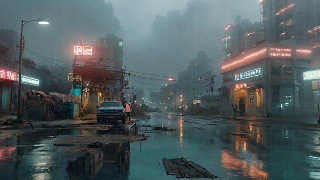 Cold Neon Heart - Dystopian Atmospheric Dark Ambient - Post Apocalyptic Ambient Journey