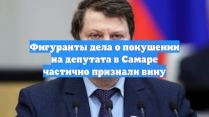 Фигуранты дела о покушении на депутата в Самаре частично признали вину