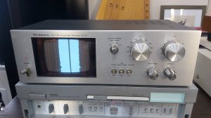 Technics SV-55 ￥52,800(1977年頃) Аудиоскоп (Анализатор аудиоспектра) стерео + Тюнер.
