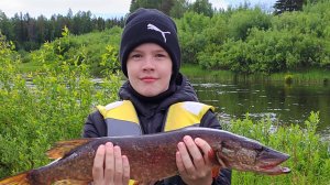 2#Отец и сын, рыбалка на любимой реке 2#