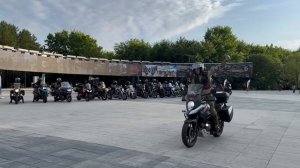 Кузбасские байкеры повезли гуманитарную помощь в Горловку