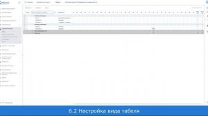 Табель (6. Описание табеля)