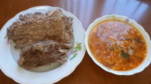 БОРЩ.  Рецепт борща из говядины и свинины