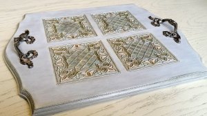 ЭТО сможет КАЖДЫЙ! Красивый поднос с плиткой своими руками
