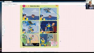 Фрагменты урока  с детьми дошкольного и младшего школьникого возраста_онлайн