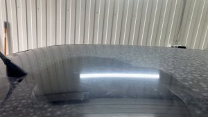 Крыша Шкода Октавия ТУР,  обзор после выполнения ударений вмятин без покраски