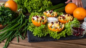 Нежная вкусная закуска или салат с необычной подачей