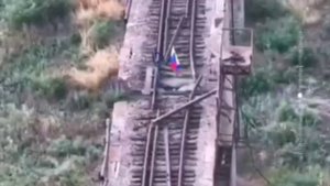 ‼️🇷🇺Антоновский мост, Херсонское направление, НАШИ ТИГРЫ водрузили НАШ триколор😎🤙🇷🇺🇷🇺🇷🇺