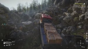 SnowRunner __  МЭН_Завал на берегу