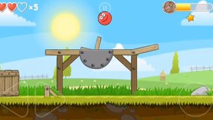 Red Ball прохождение зелёные холмы 1