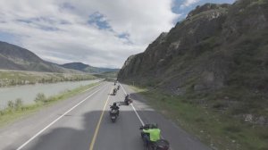 "Поехавшие" по Горному Алтаю на мотоциклах