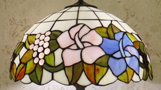 Настольная лампа тиффани QXTE 005