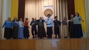 "Всадники-други" строевая казачья песня  исп. народный ансамбль казачьей песни "Казачье подворье"