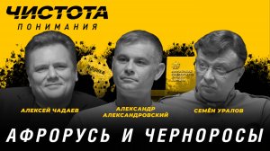 Чистота понимания: Афрорусь и черноросы. Александр Александровский, Алексей Чадаев, Семён Уралов