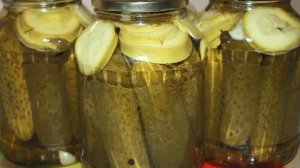 Консервированные Огурцы и Кабачки. Ассорти из Огурцов и Кабачков на зиму.