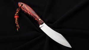 Канадец XL, микарта (красно-оранжевый)