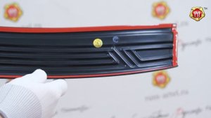 Накладка на задний бампер Hyundai Solaris (russ-artel.ru)