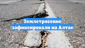 Землетрясение зафиксировали на Алтае